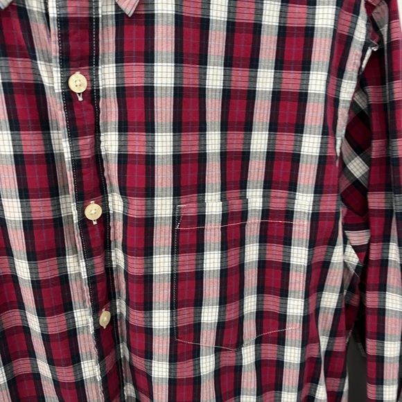 J Crew Factory Button Down Collared Shirt Sz L - Picture 7 of 8